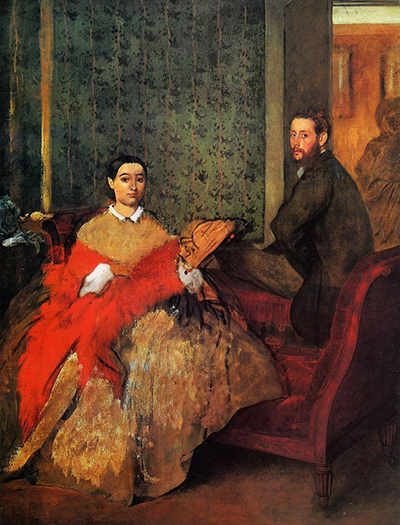 Edmondo and Therese Morbilli Edgar Degas